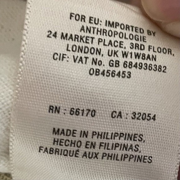 Anthropologie Elevenses Luna Vest Medium Cream Frayed Belted Sleeveless Gauze … - Picture 11 of 11